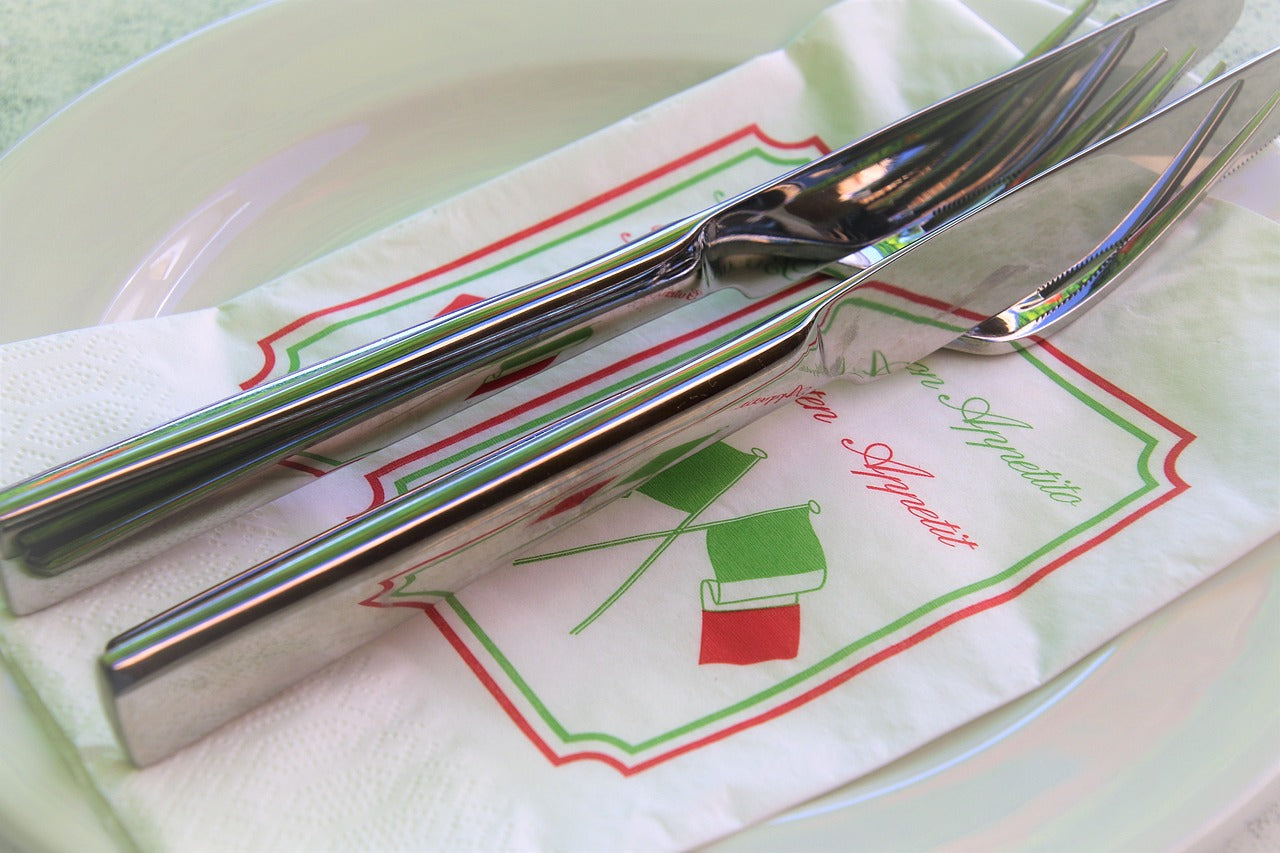 40x40 Printed Paper Napkins – Elegant Disposable Dinner Napkins for Restaurant, Hotel & Events HL50PN04